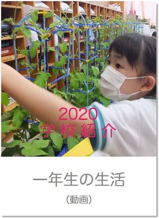 2020学校紹介 一年生の生活