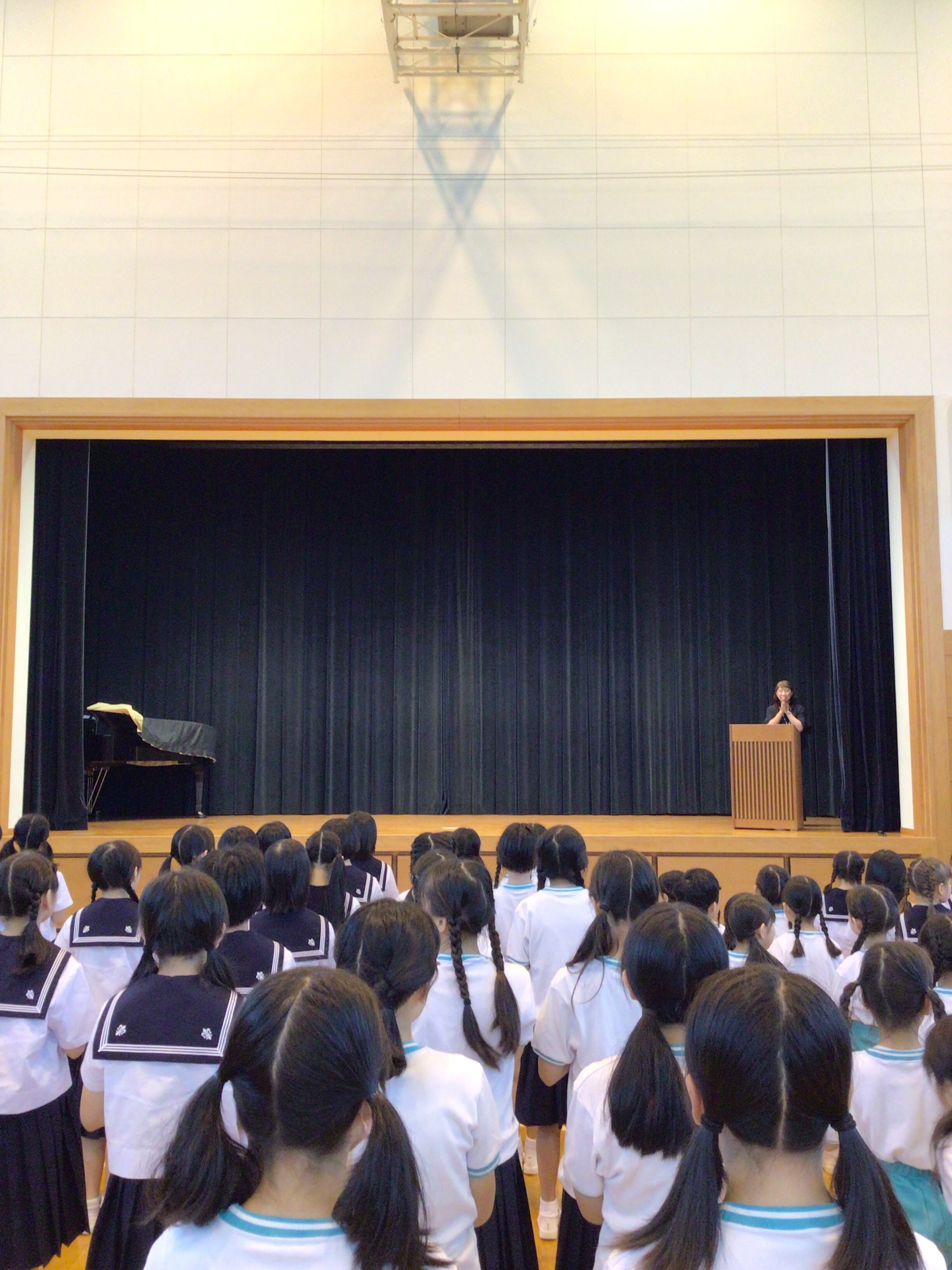 8月25日　夏休み明け集会 の投稿