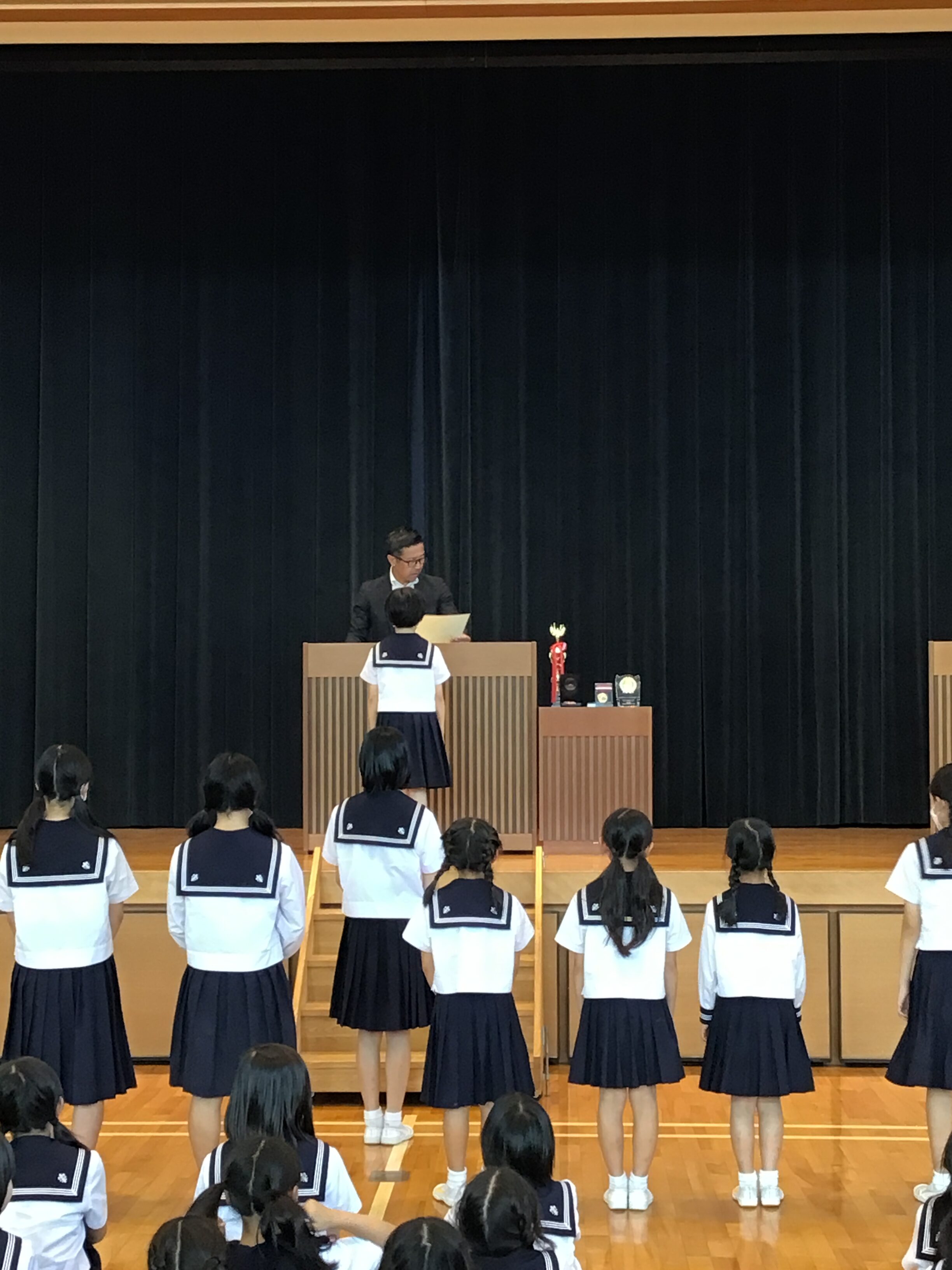 9月29日　表彰式・前期終業式 の投稿